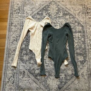 Set of 2 American Eagle Bodysuits